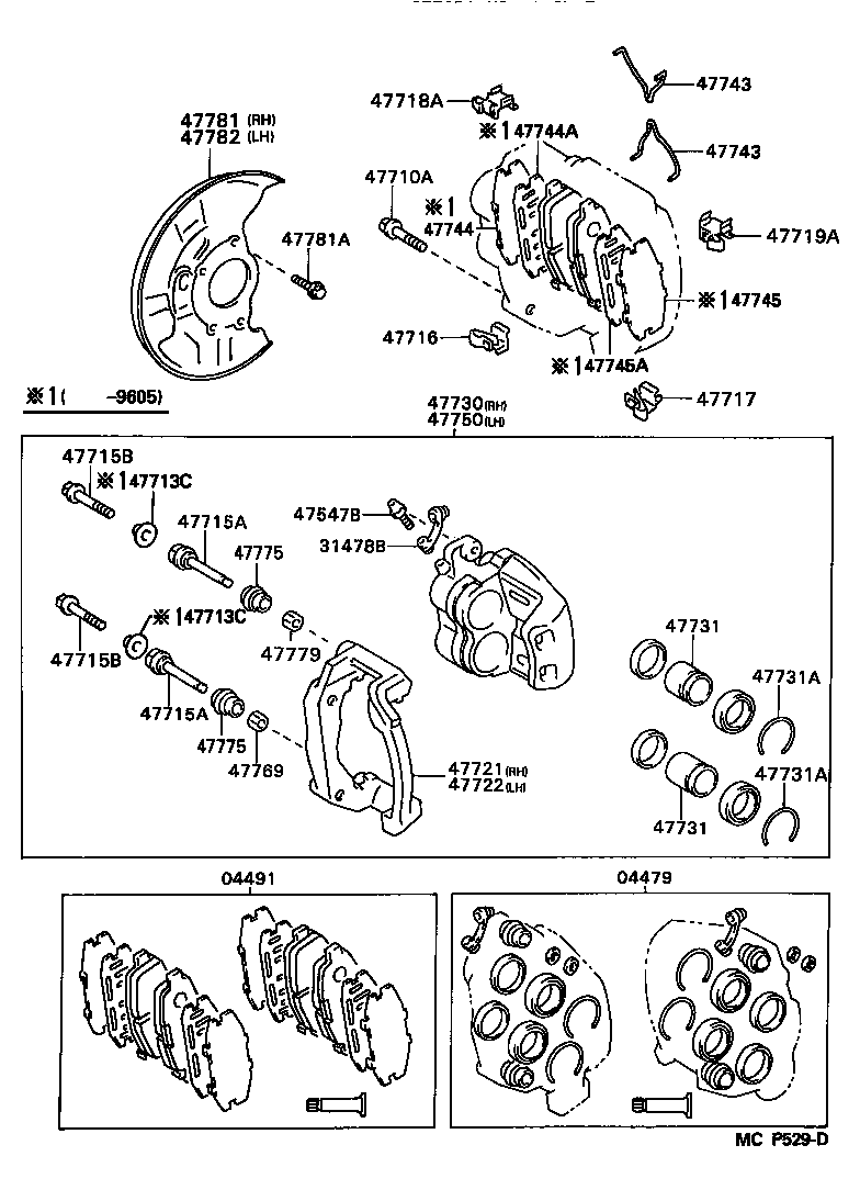 Toyota 47547-27040 PLUG, BLEEDER(FOR FRONT DISC BRAKE)