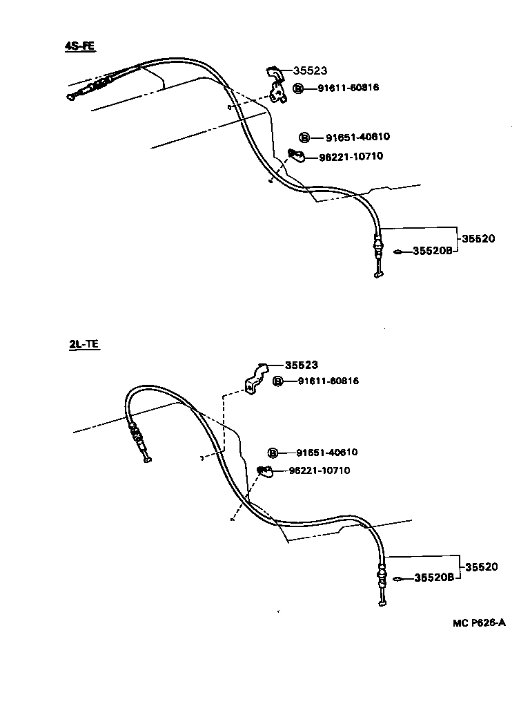 35523-30100 CLAMP, THROTTLE CABLE product image