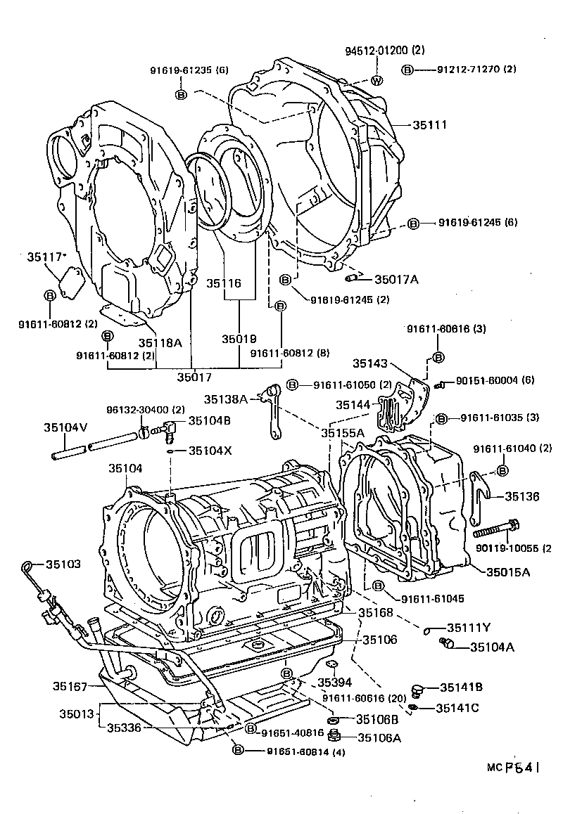 35013-60021 TUBE SUB-ASSY, TRANSMISSION OIL FILLER product image