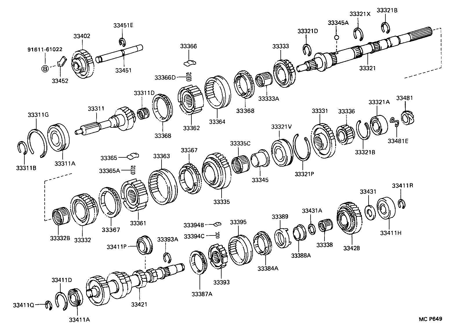 33421-30090 GEAR, COUNTER product image