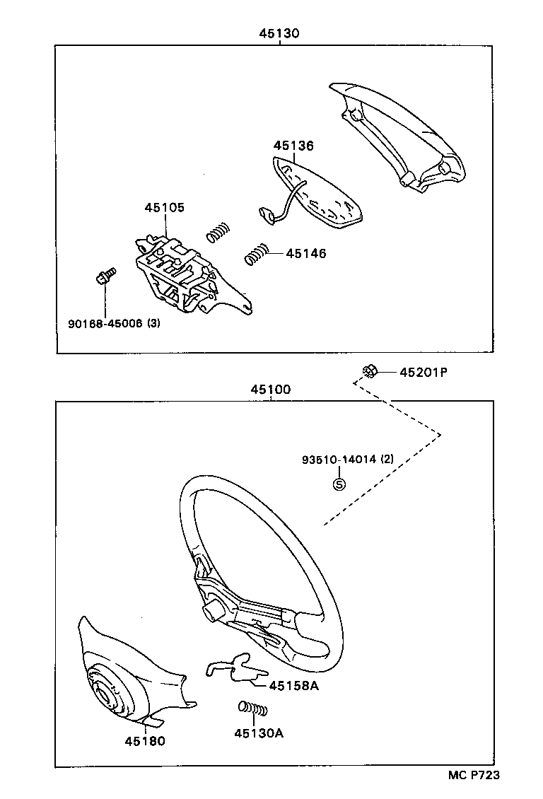 45100-12631-C0 WHEEL ASSY, STEERING product image