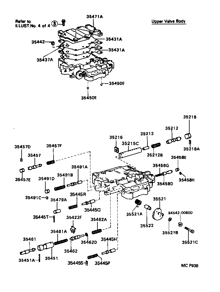 35432-20150 PLATE, VALVE BODY, NO.1 product image