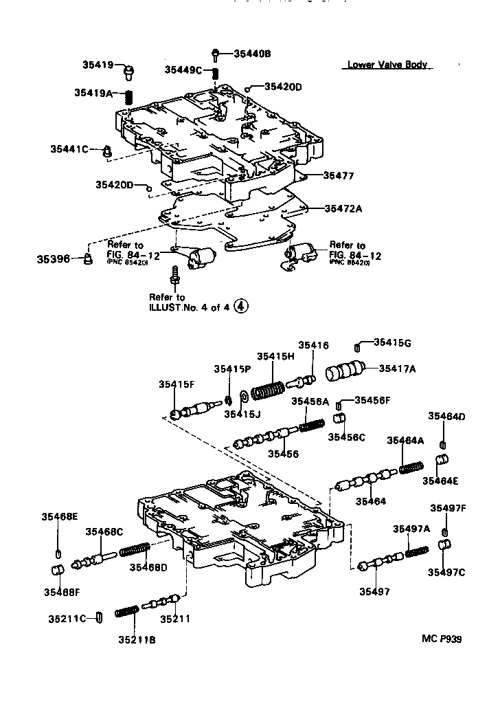 35432-20150 PLATE, VALVE BODY, NO.1 product image