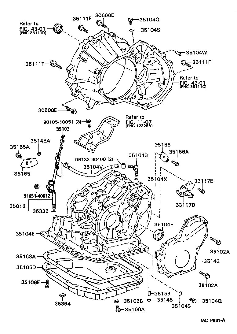 Toyota 35519-32030 LABEL, AUTOMATIC TRANSMISSION INFORMATION