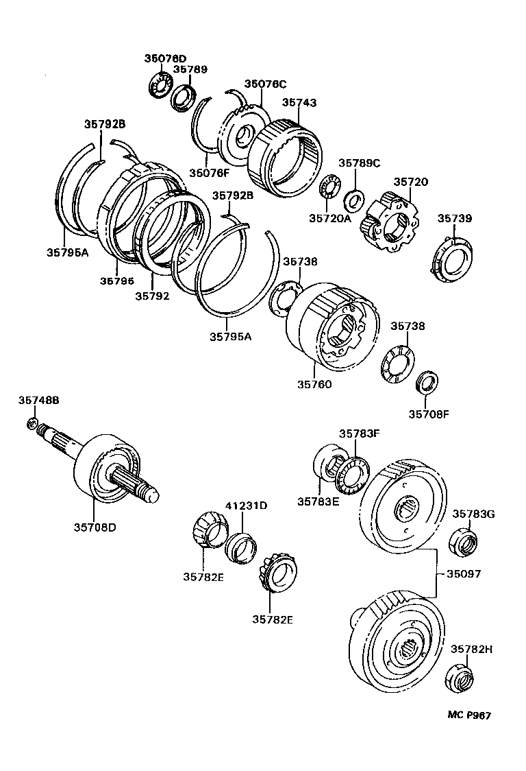 90366-40077 BEARING(FOR COUNTER DRIVE GEAR) product image