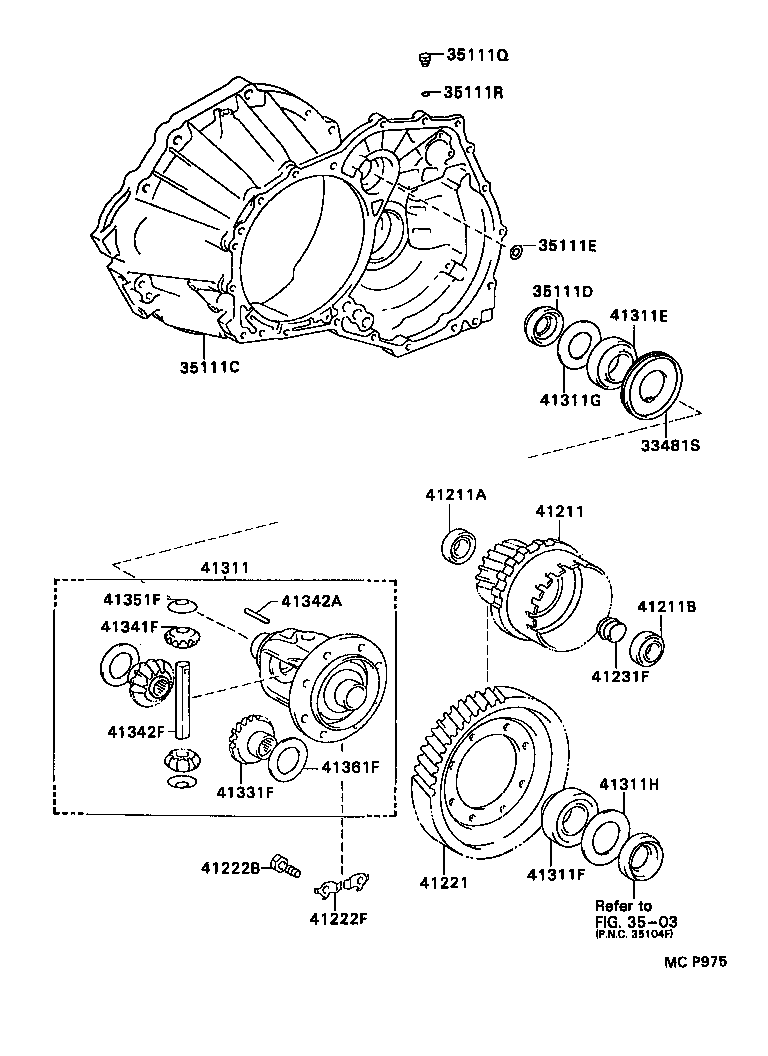 33481-32070 GEAR, SPEEDOMETER DRIVE (MTM) product image