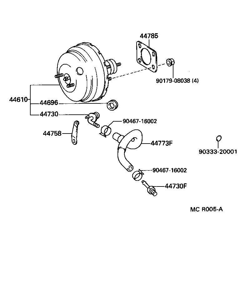 44773-2B040 HOSE, UNION TO CHECK VALVE product image
