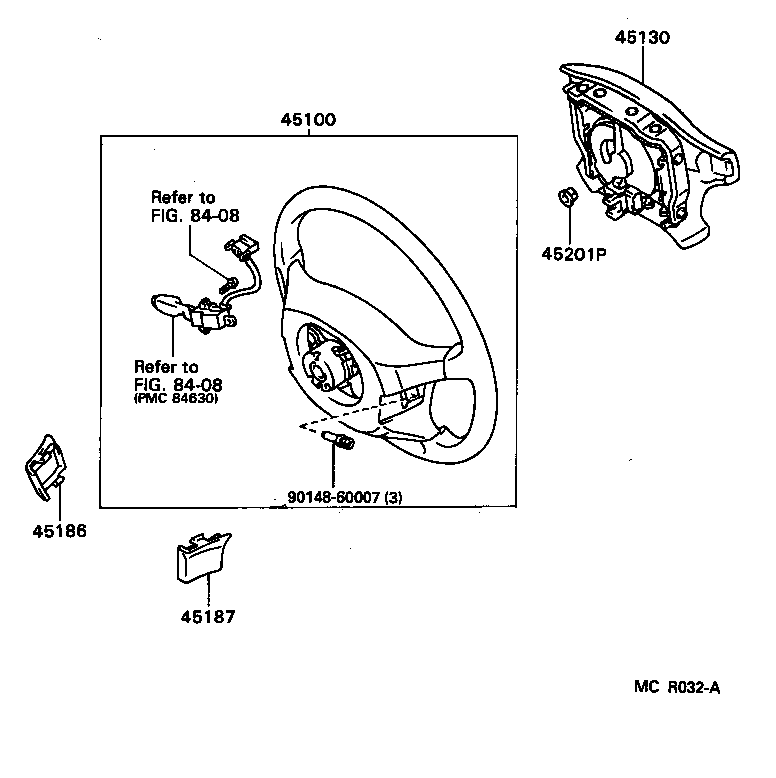 45155-22040 SPACER, HORN BUTTON CONTACT PLATE product image
