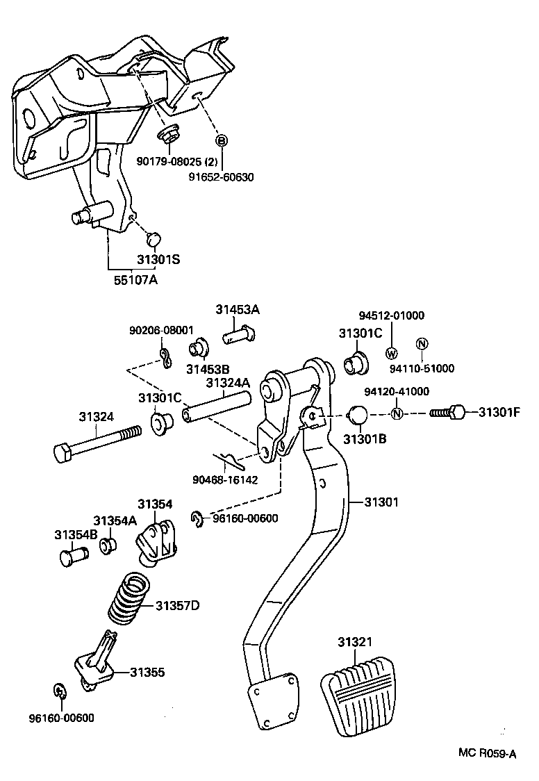 90501-40035 SPRING, COMPRESSION(FOR OVER CENTER ADJUSTING ROD) product image