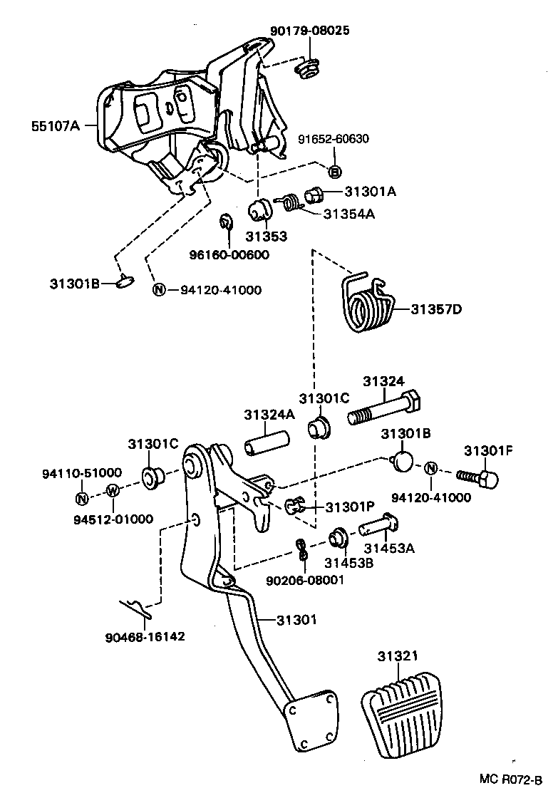 90501-40035 SPRING, COMPRESSION(FOR OVER CENTER ADJUSTING ROD) product image