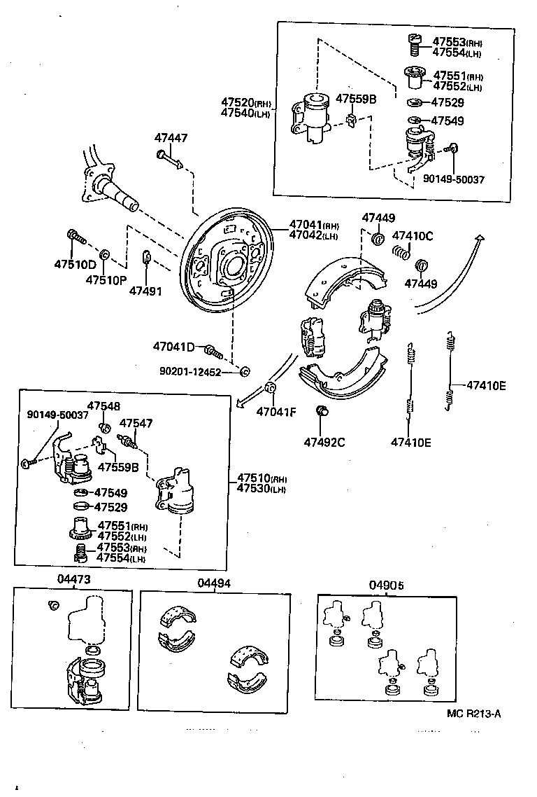 04494-36070 SHOE KIT, FRONT BRAKE product image