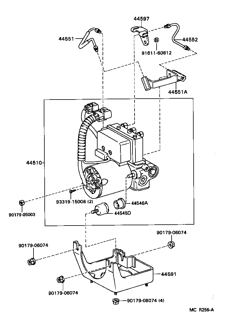 44546-30100 CUSHION, BRAKE ACTUATOR BOLT product image