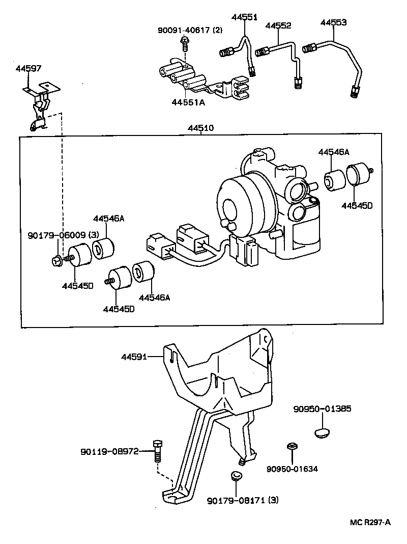 47313-24060 TUBE, FRONT BRAKE, NO.1 product image