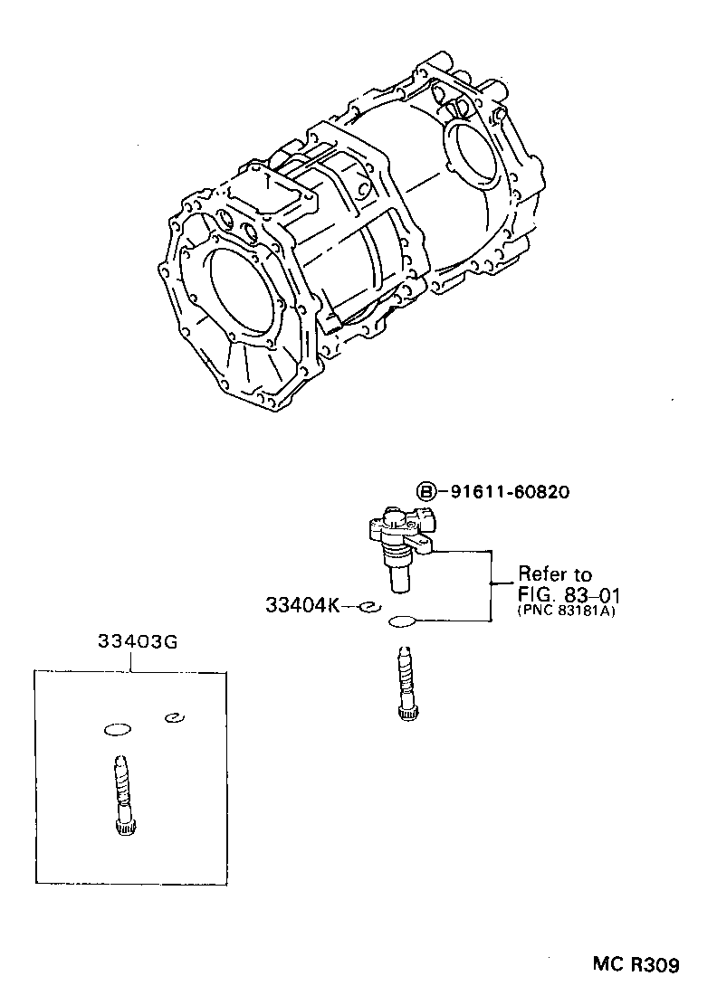 33403-29455 GEAR SUB-ASSY, SPEEDOMETER DRIVEN (ATM) product image