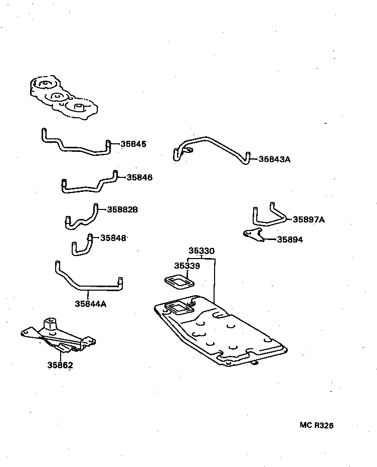 35339-33010 GASKET, OIL STRAINER product image