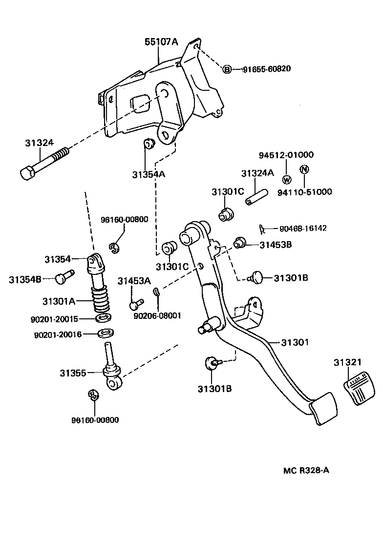 Toyota 31481-14230 TUBE, CLUTCH MASTER CYLINDER TO FLEXIBLE HOSE