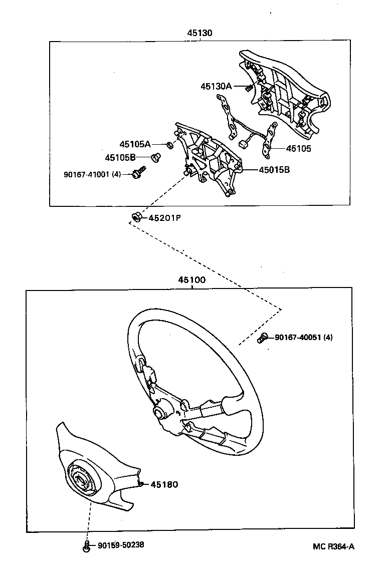 45112-12410-B0 PAD, STEERING WHEEL product image