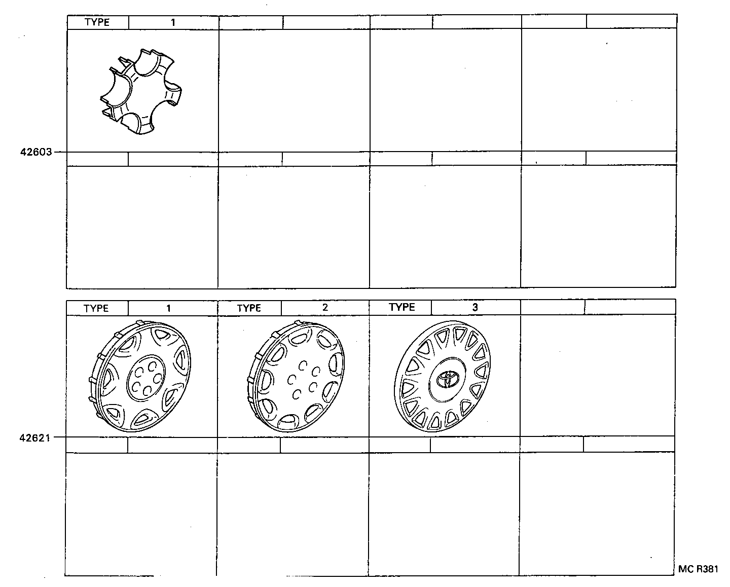 42621-20580 CAP, WHEEL product image