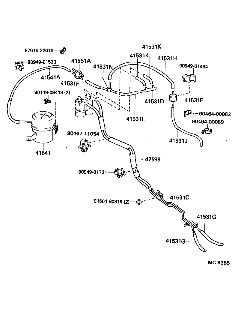41148-35010 RETAINER, DIFFERENTIAL BEARING product image