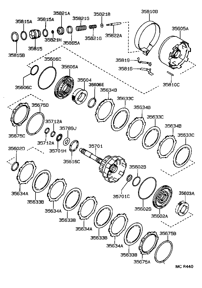 90374-30012 BEARING, THRUST NEEDLE ROLLER (FOR INPUT SHAFT) product image