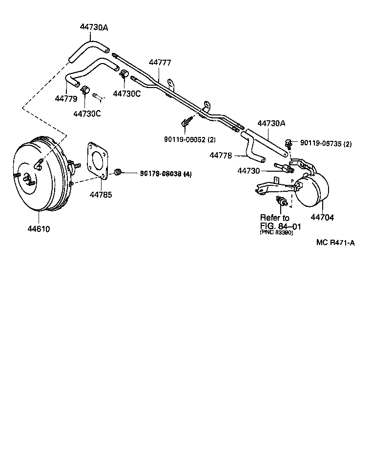 44610-32600 BOOSTER ASSY, BRAKE product image