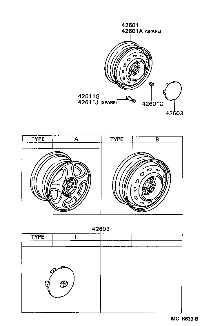 42611-1B050 WHEEL, DISC product image