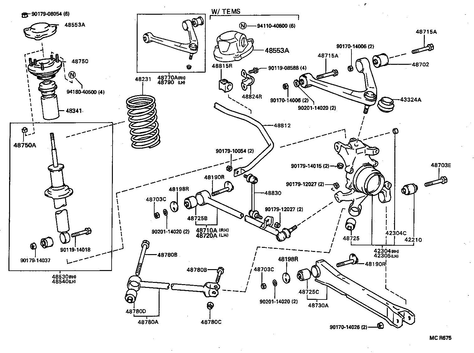 48231-1B080 SPRING, COIL, REAR product image