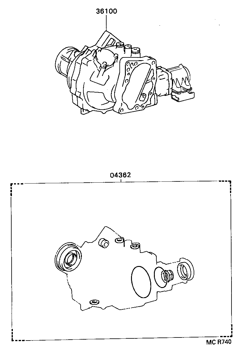 36100-20180 TRANSFER ASSY product image