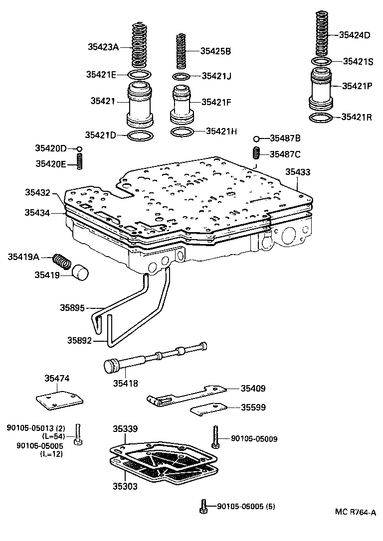 35410-35371 BODY ASSY, TRANSMISSION VALVE product image