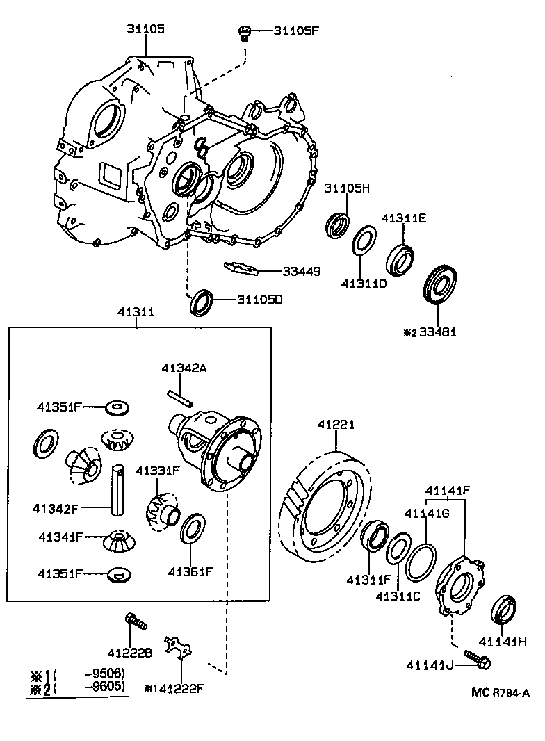 41221-32140 GEAR, FRONT DIFFERENTIAL RING product image