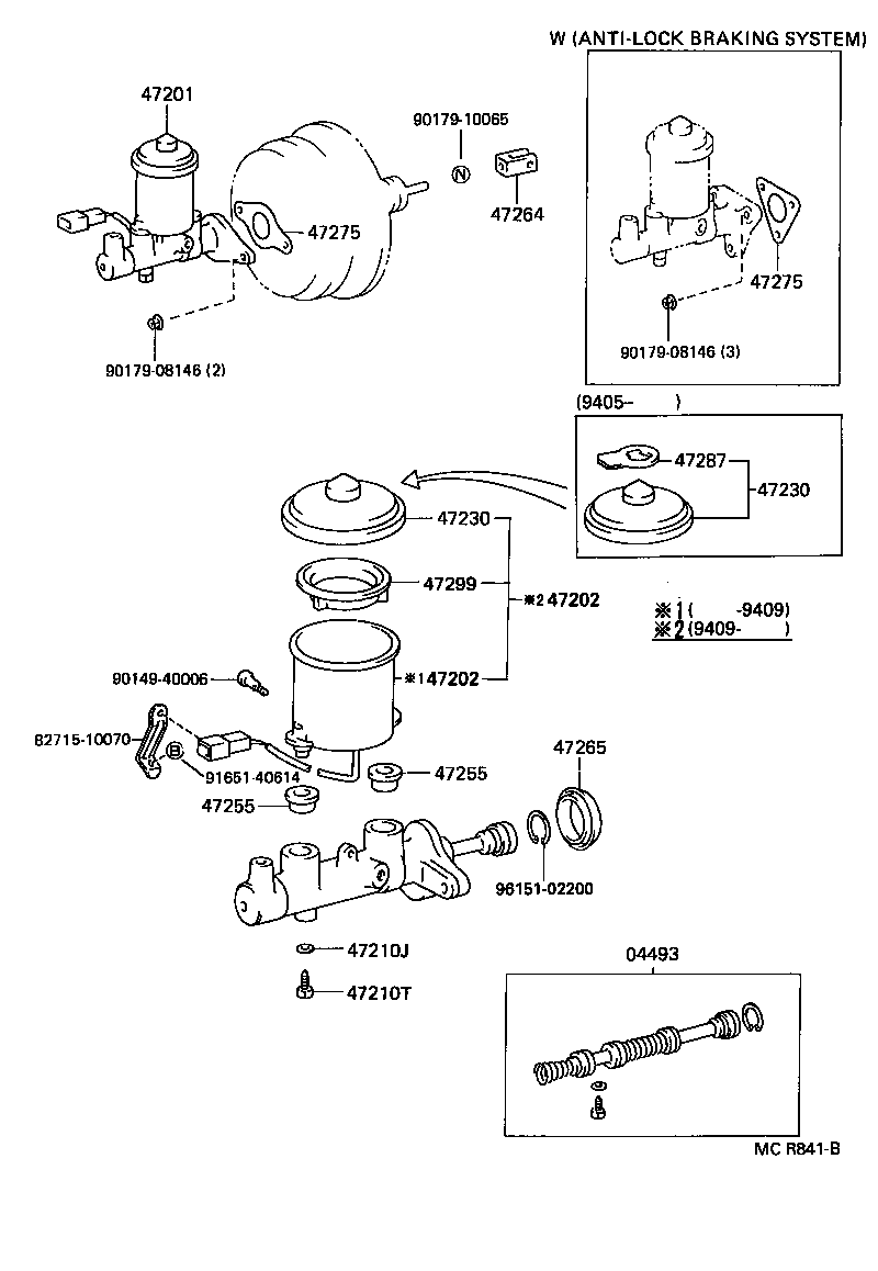 47255-16010 GROMMET, MASTER CYLINDER RESERVOIR product image