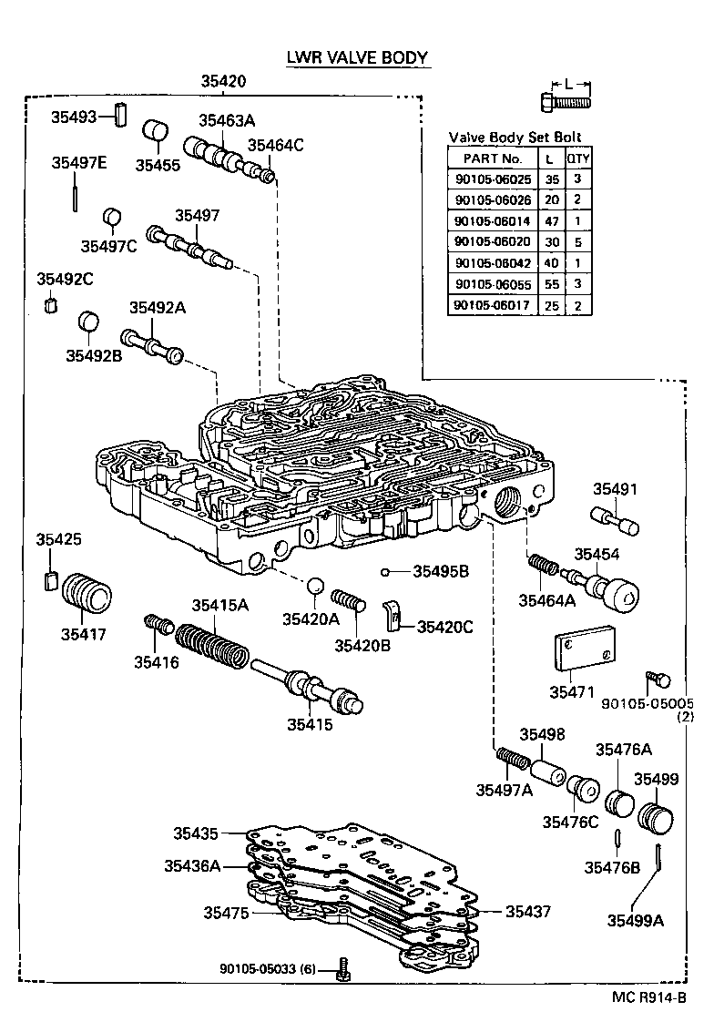 35410-35371 BODY ASSY, TRANSMISSION VALVE product image