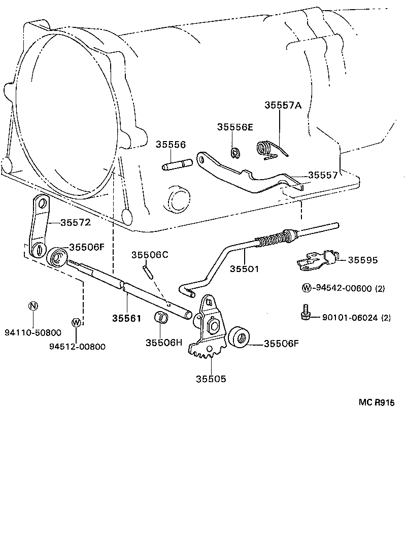 35520-35170 CABLE ASSY, THROTTLE product image