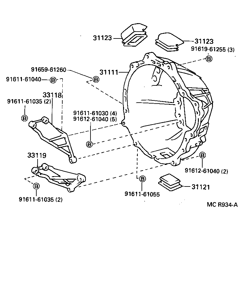 31111-36270 HOUSING, CLUTCH product image