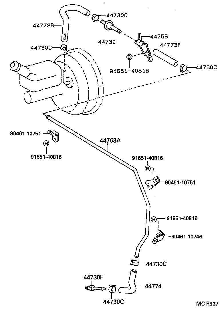 44610-2J020 BOOSTER ASSY, BRAKE product image