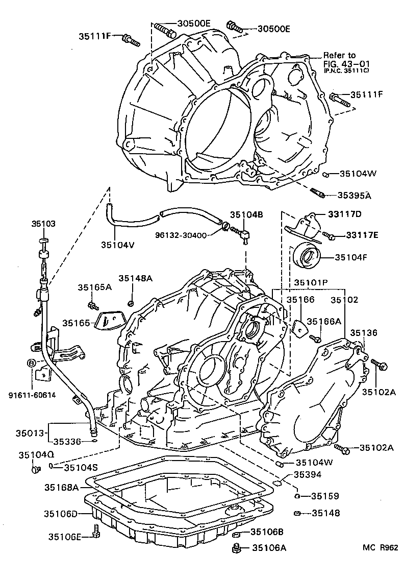 33117-12030 PROTECTOR, AUTOMATIC TRANSMISSION CASE product image