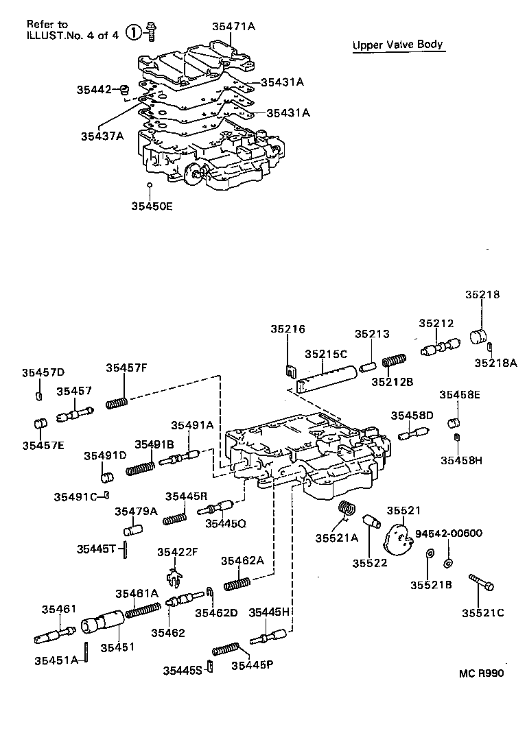 35432-12240 PLATE, VALVE BODY, NO.1 product image