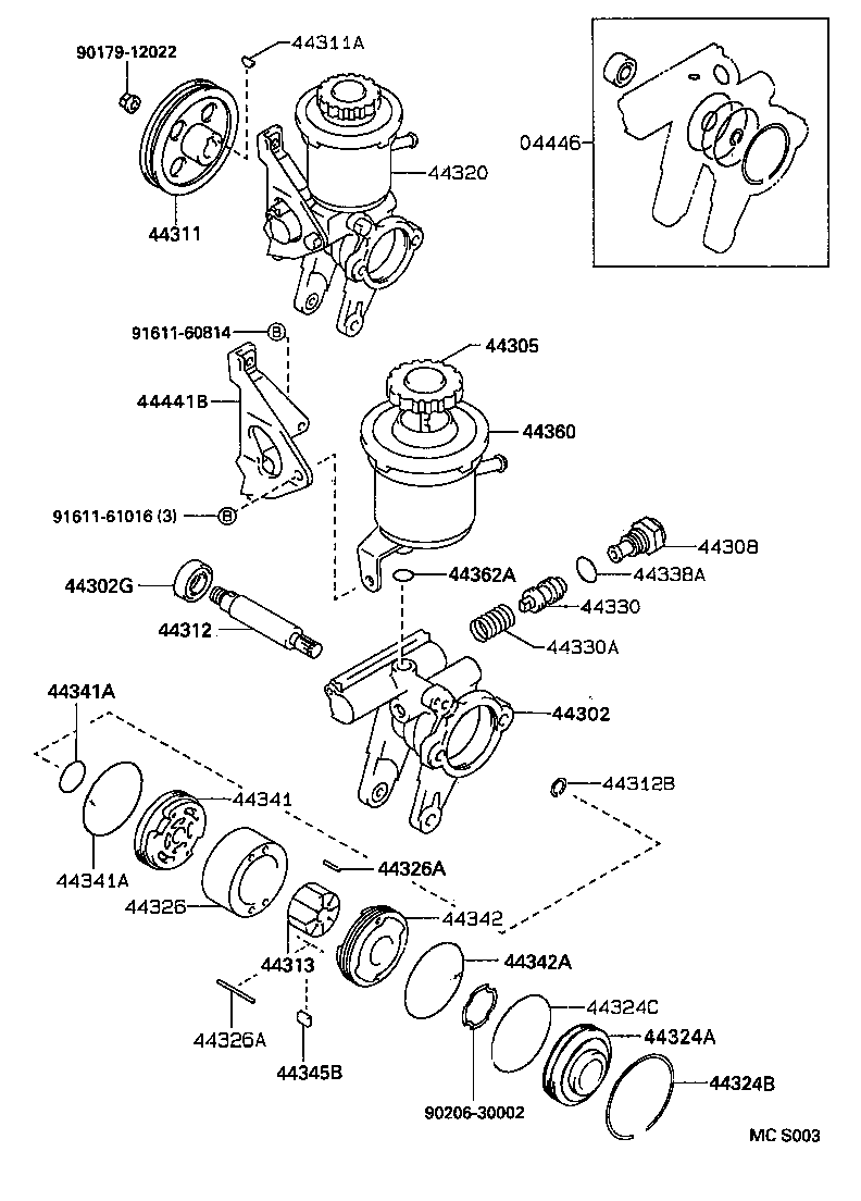 44320-20490 PUMP ASSY, VANE product image