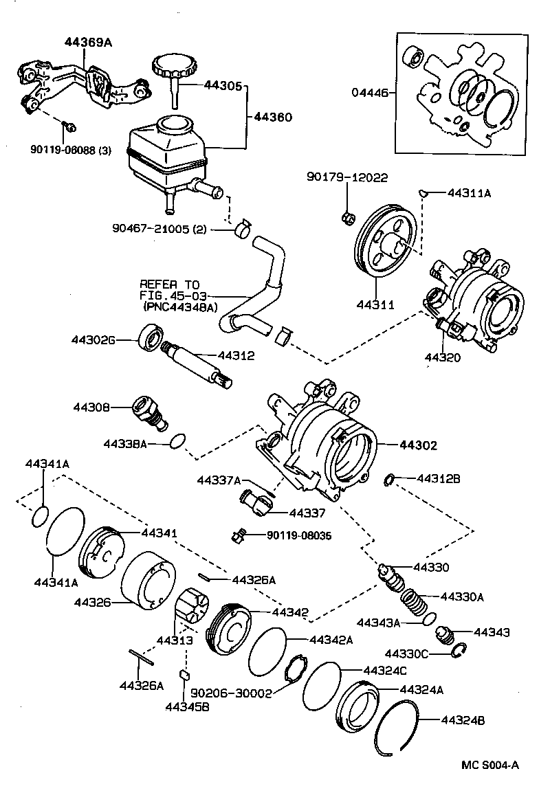 44320-20490 PUMP ASSY, VANE product image
