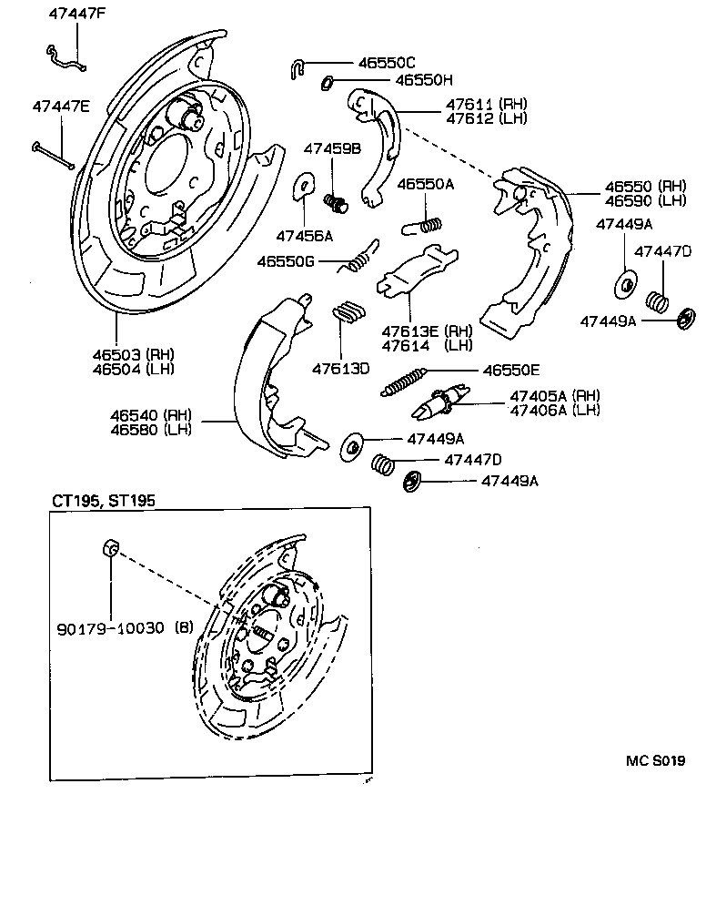 46341-20100 EQUALIZER, PARKING BRAKE product image