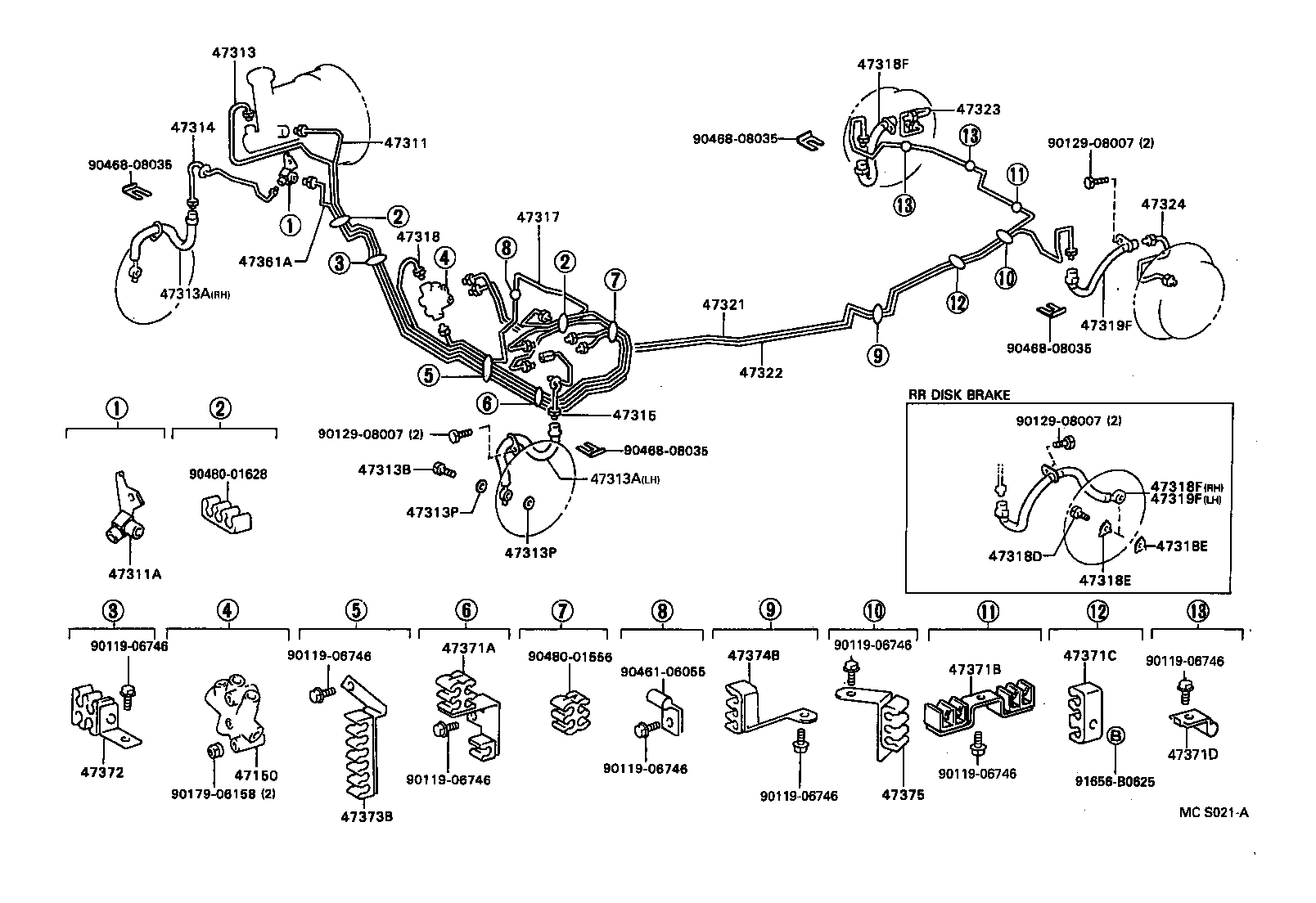 44510-20120 ACTUATOR ASSY, BRAKE product image