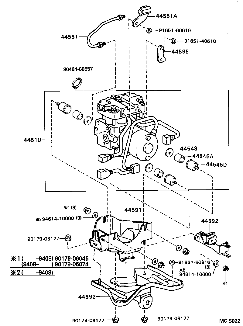 44510-20120 ACTUATOR ASSY, BRAKE product image