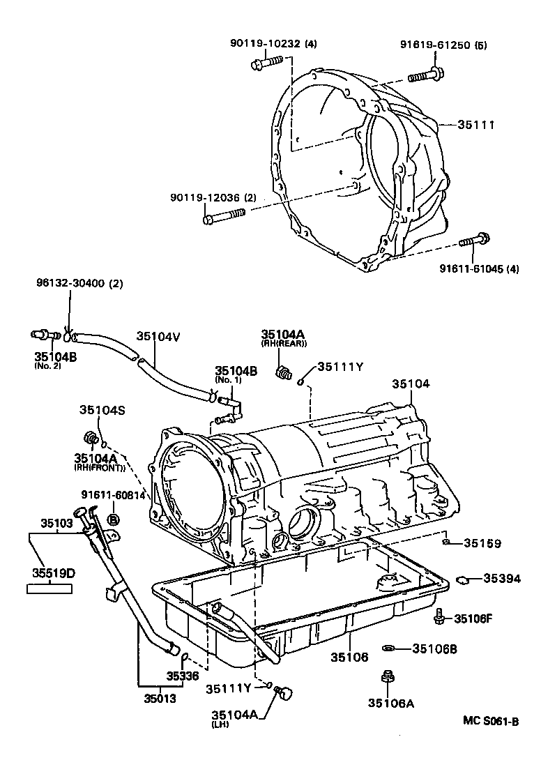 35103-22311 GAGE SUB-ASSY, TRANSMISSION OIL LEVEL product image
