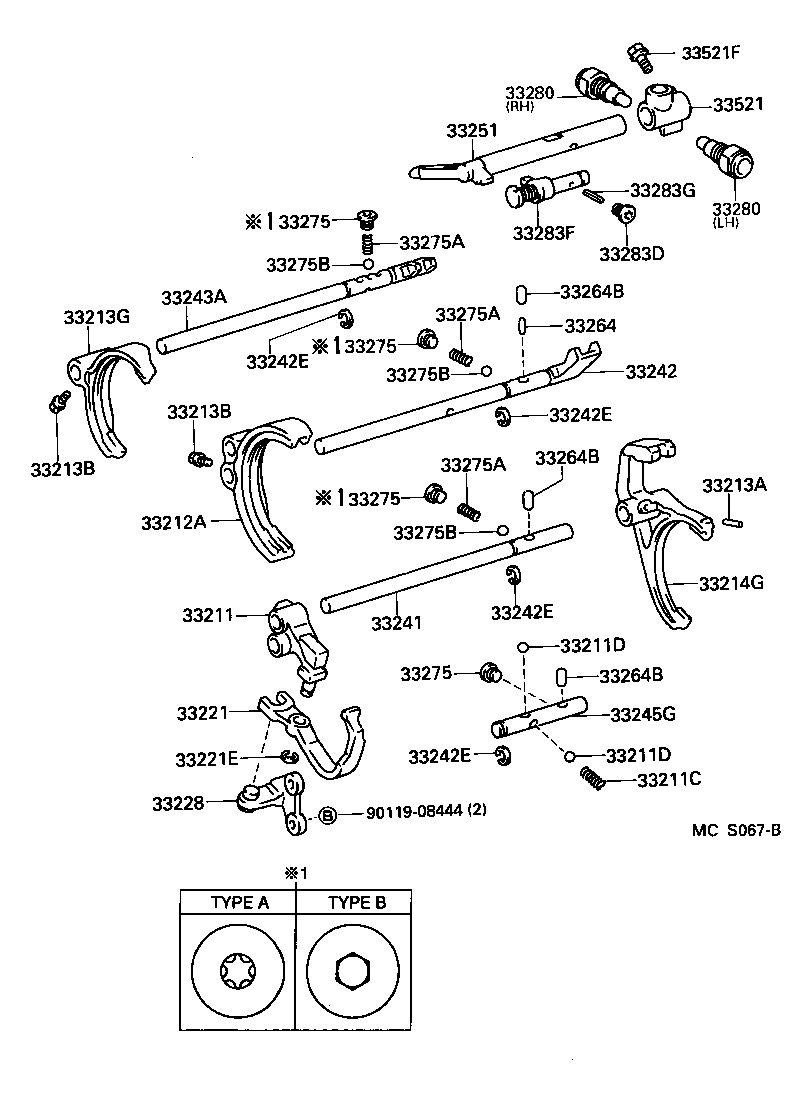 33521-22230 HOUSING, SHIFT LEVER product image