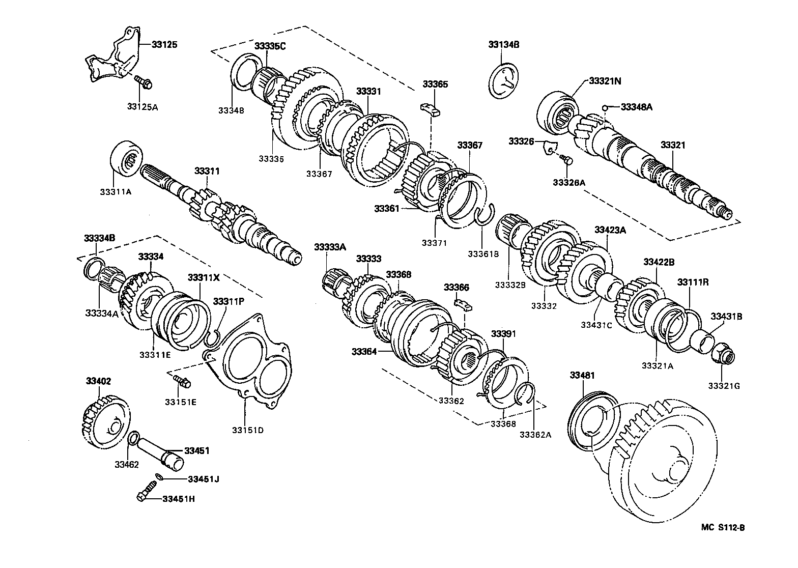 33034-10060 GEAR, 3RD product image