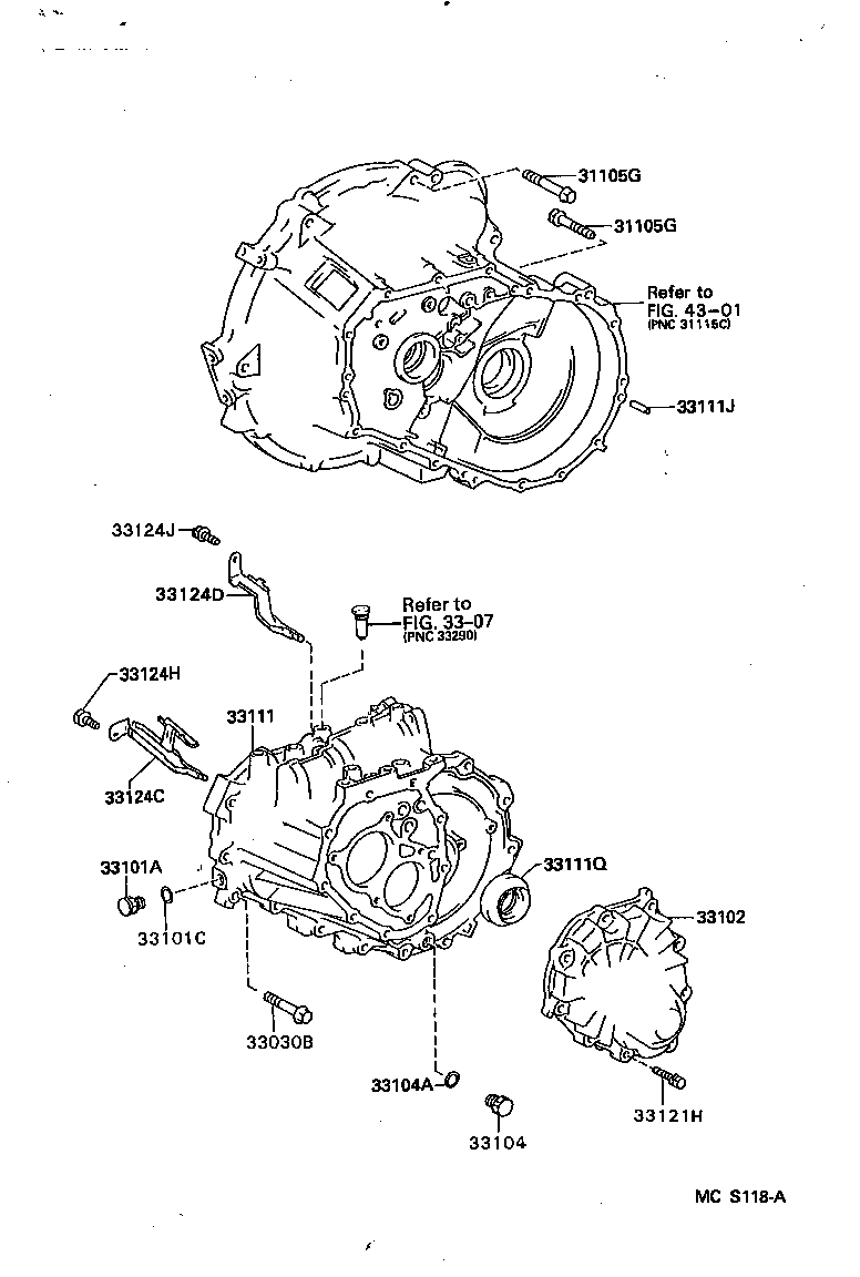 33102-10014 COVER SUB-ASSY, MANUAL TRANSMISSION CASE product image