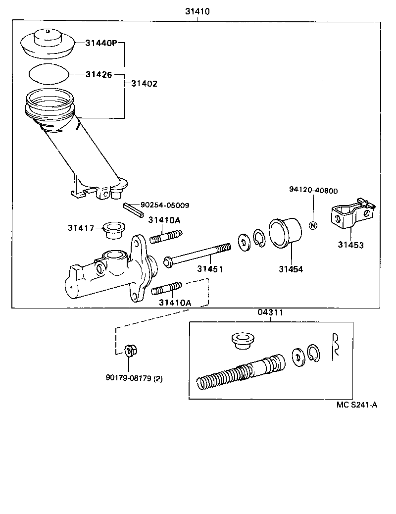 31416-28010 UNION, CLUTCH MASTER CYLINDER INLET product image