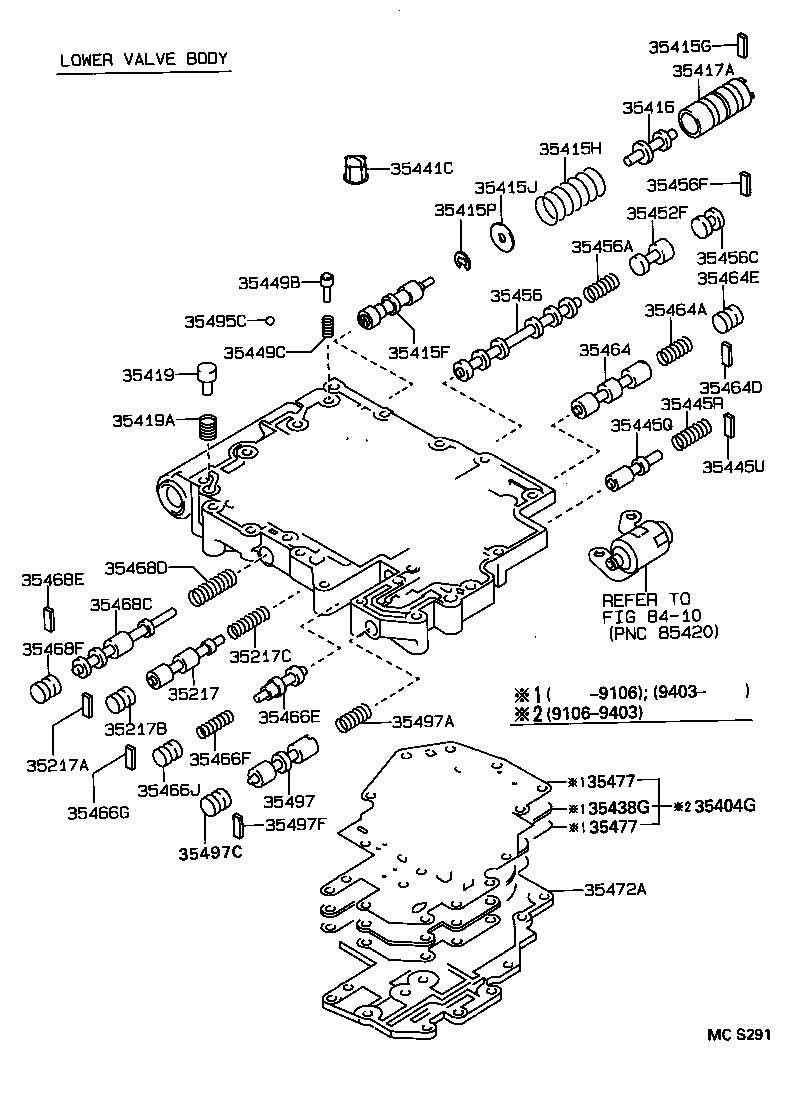 35410-32150 BODY ASSY, TRANSMISSION VALVE product image