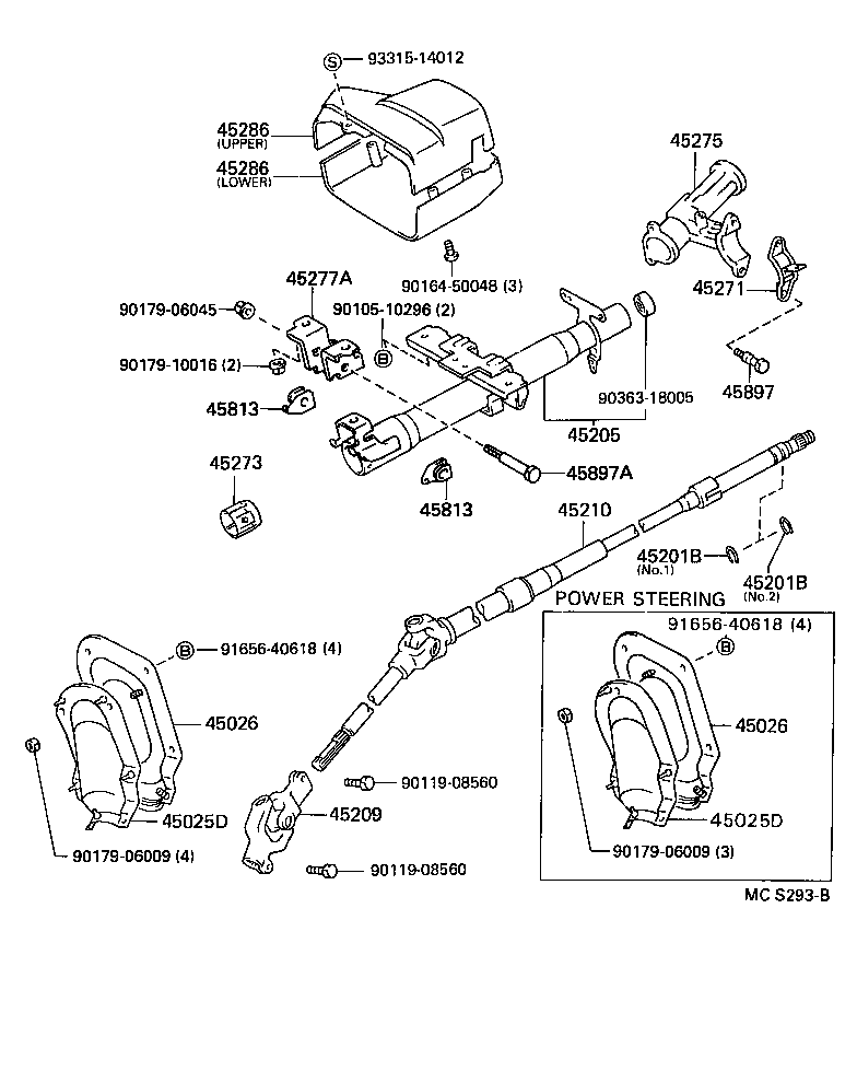 45807-10050 BRACKET SUB-ASSY, STEERING COLUMN UPPER SUPPORT product image
