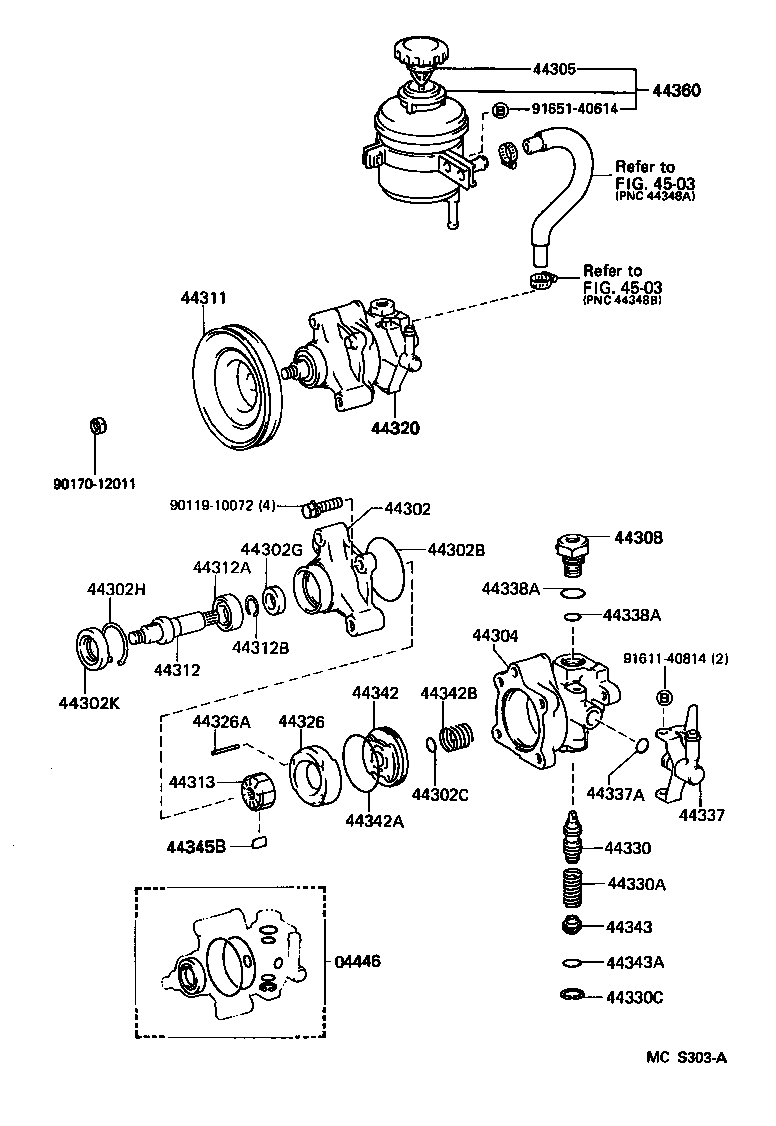 44320-26031 PUMP ASSY, VANE product image